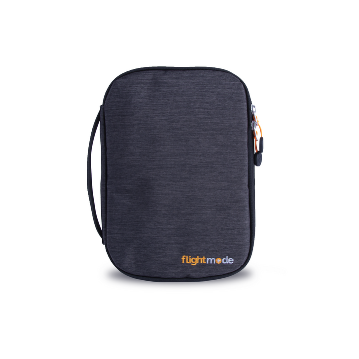 cable organiser bag black front