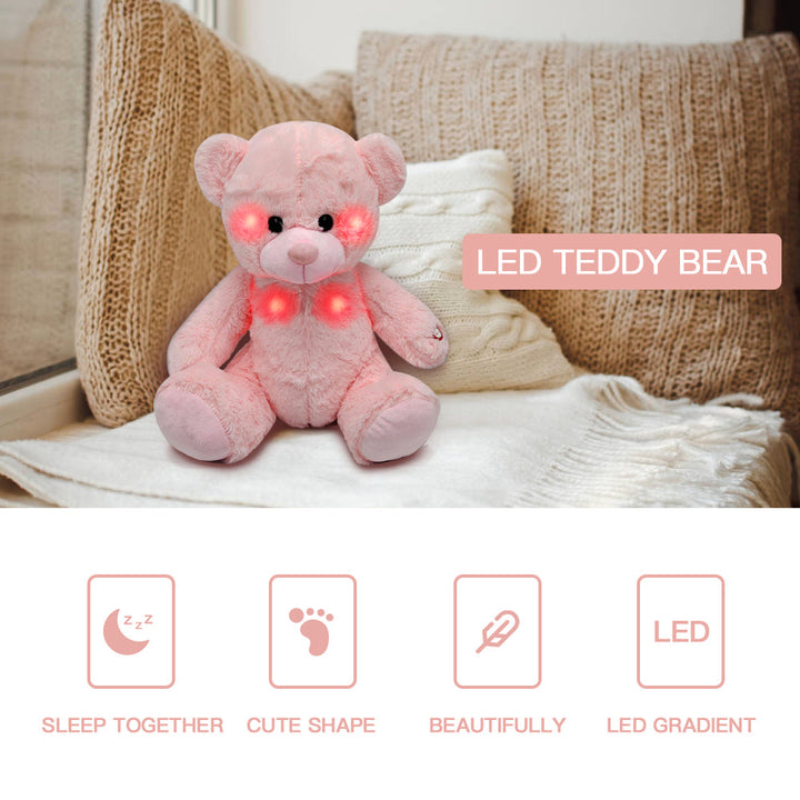 30 cm Pink LED Teddy Bear Plush Toy