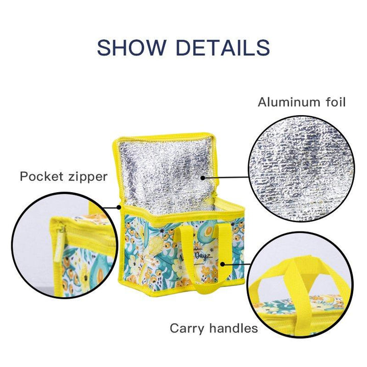 Food Safe Insulated Kids Lunch Box Cooler - Rainbow
