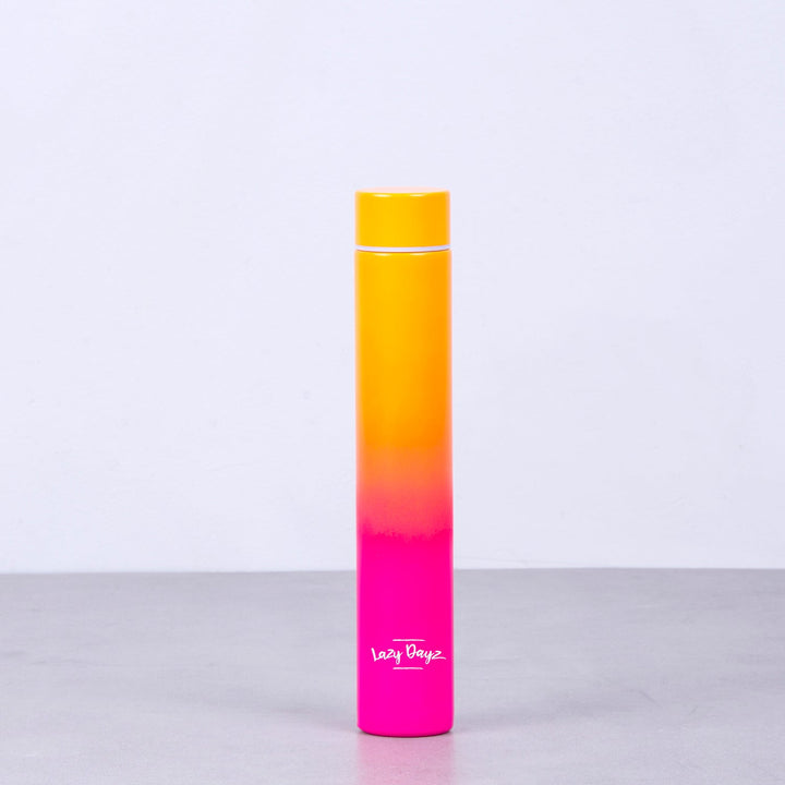 Lazy Dayz Slimline Drink Bottle 300ml - Orange Pink Ombre Default Title