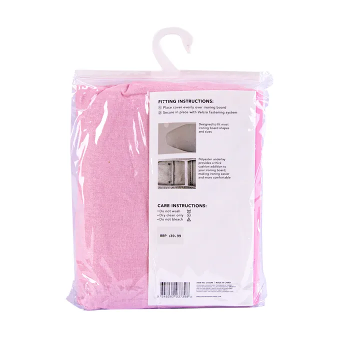 Ironing Board Cover 35x 115cm -Metallic Pink