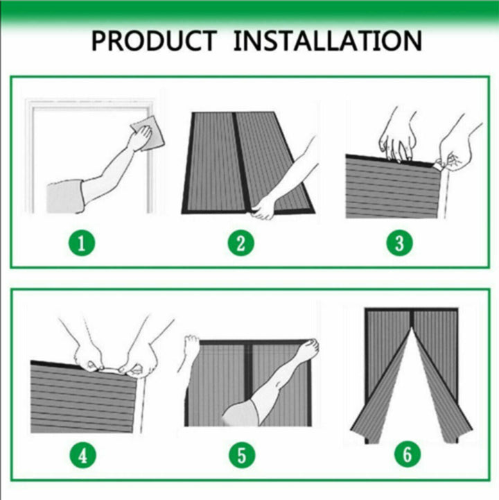 Summer Instant Door Screen