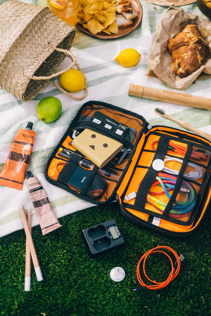 cable organiser bag black in picnic