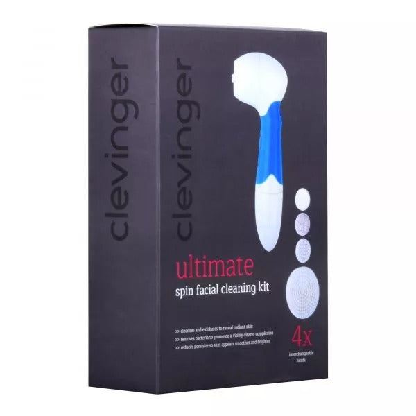 Clevinger Ultimate Spin Facial Cleansing Brush Set - 4 Heads
