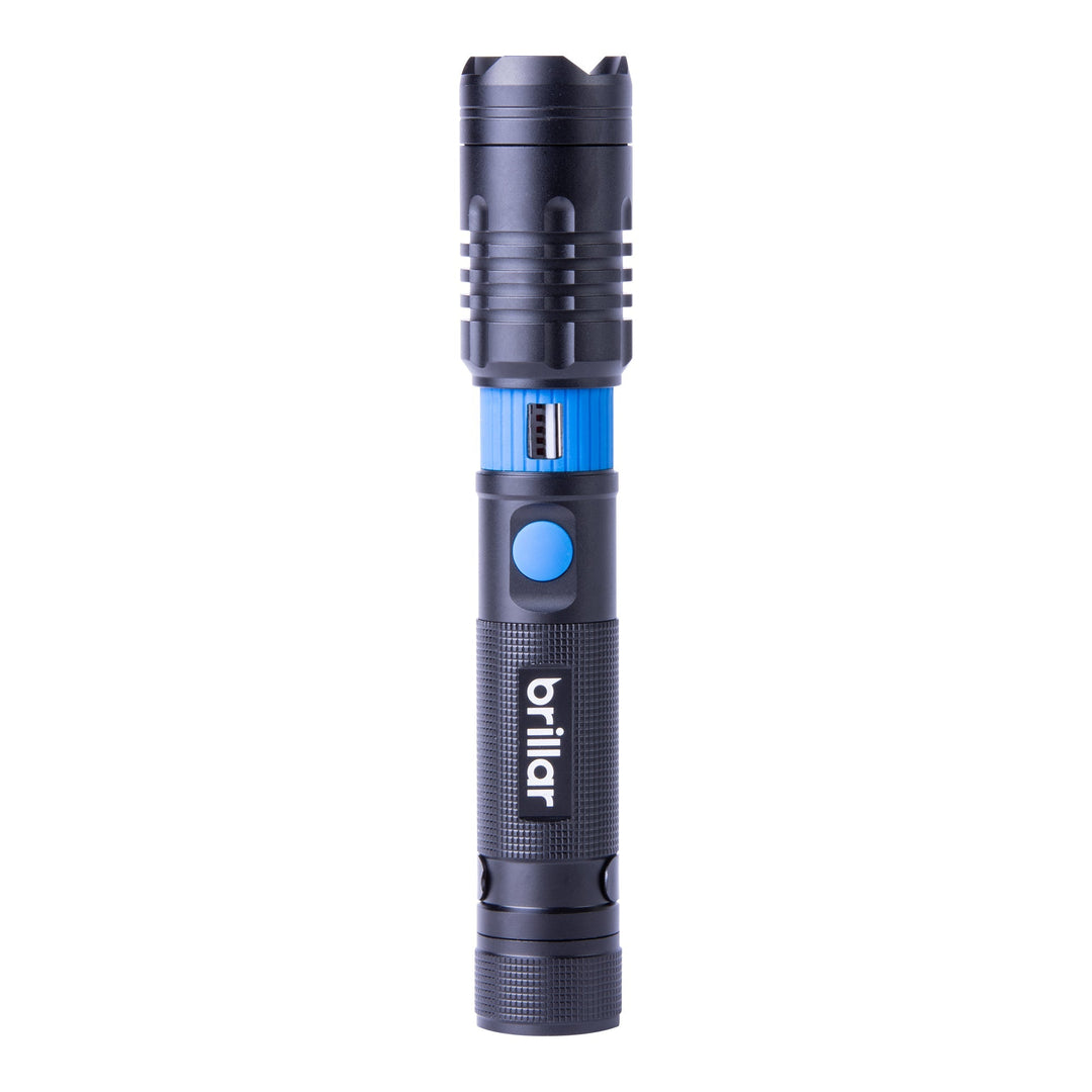 Illuminate Your World with the Brillar Investigator Flashlight - 1000 Lumen USB Rechargeable Torch