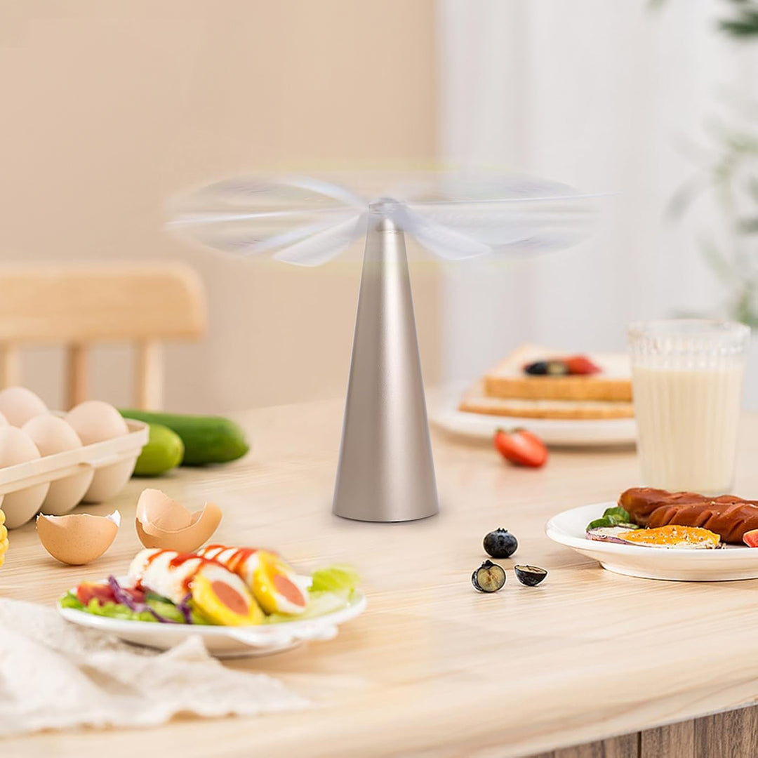 Enjoy Insect-Free Outdoor Gatherings with the Battery Operated Shoo-Fly Chemical-Free Fly Repellent Fan