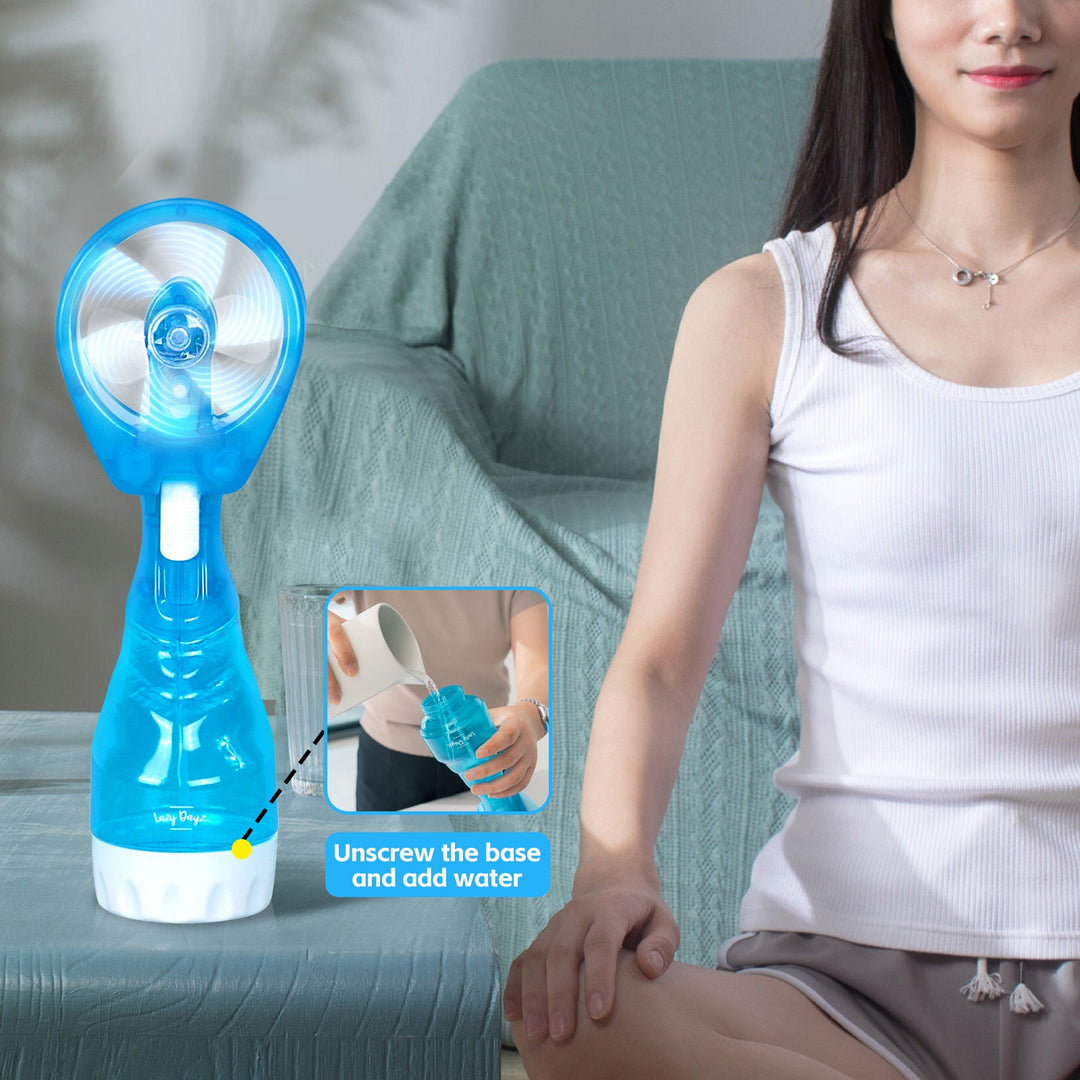 Stay Refreshed on the Go — Meet the Water Spray Fan