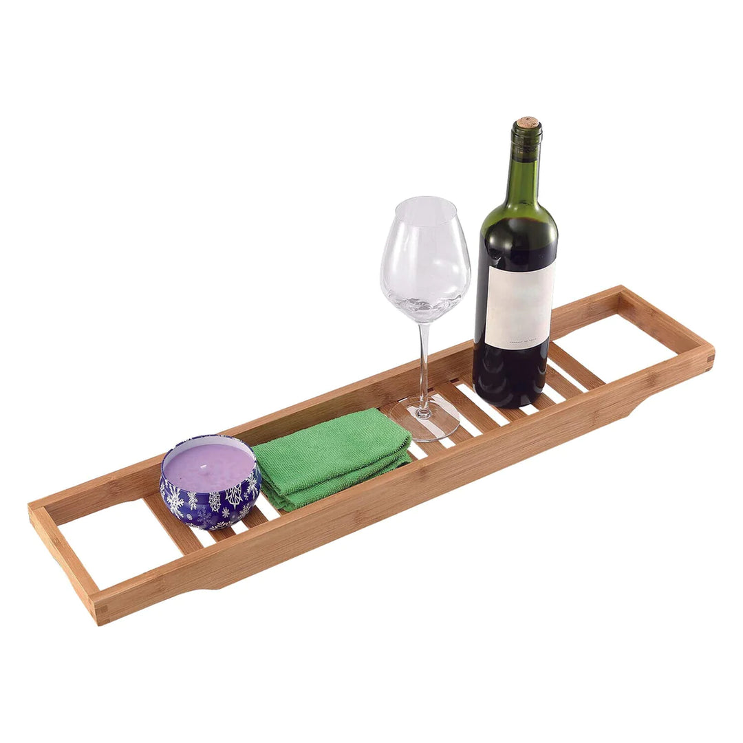 Indulge in Relaxation with the Bamboo Bath Caddy 64x15cm: Elevate Your Bathing Experience!