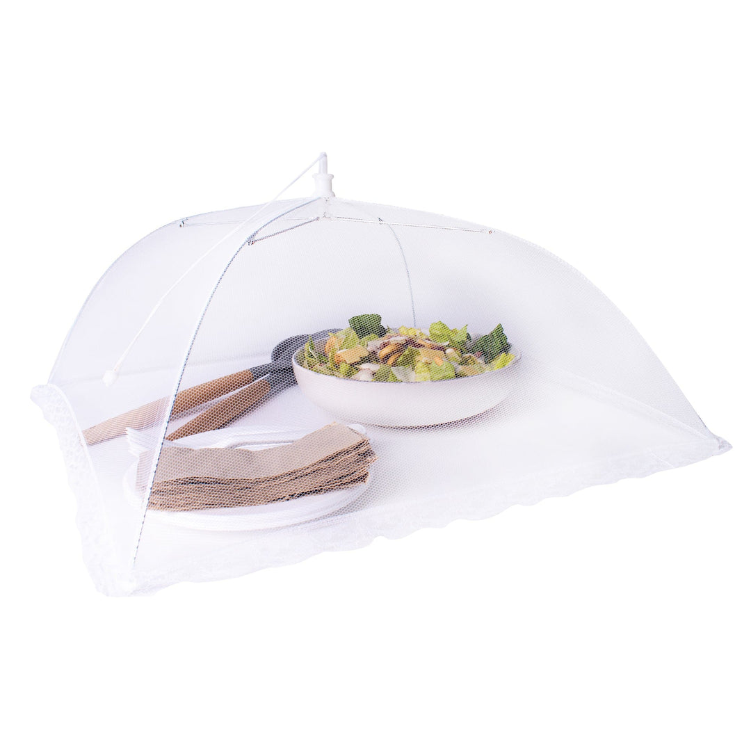 Protect Your Food with the Square Pop-up Mesh Food Cover