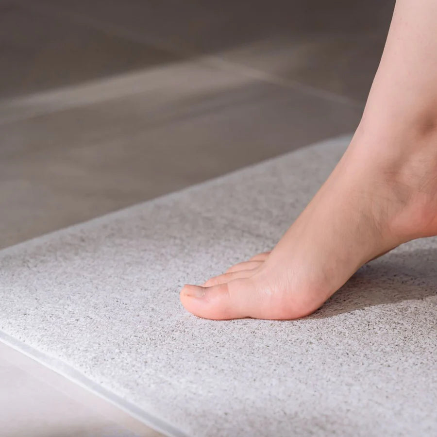 Step Safely into Luxury: The Non-Slip Loofah Shower Mat for Your Bathroom  Oasis