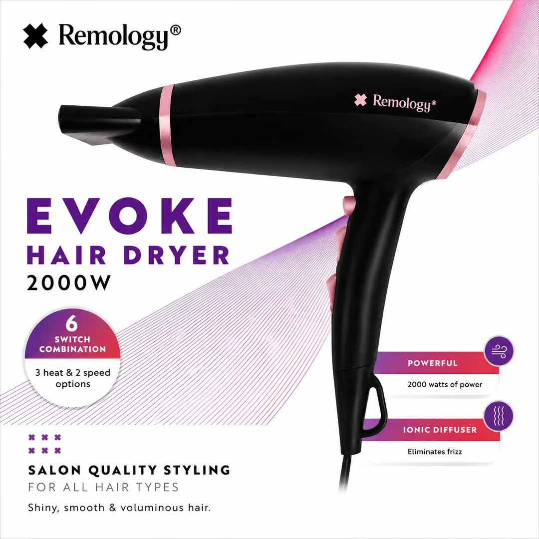 Why the Remology Evoke 2000W Professional Hair Dryer Makes Everyday Styling Easier