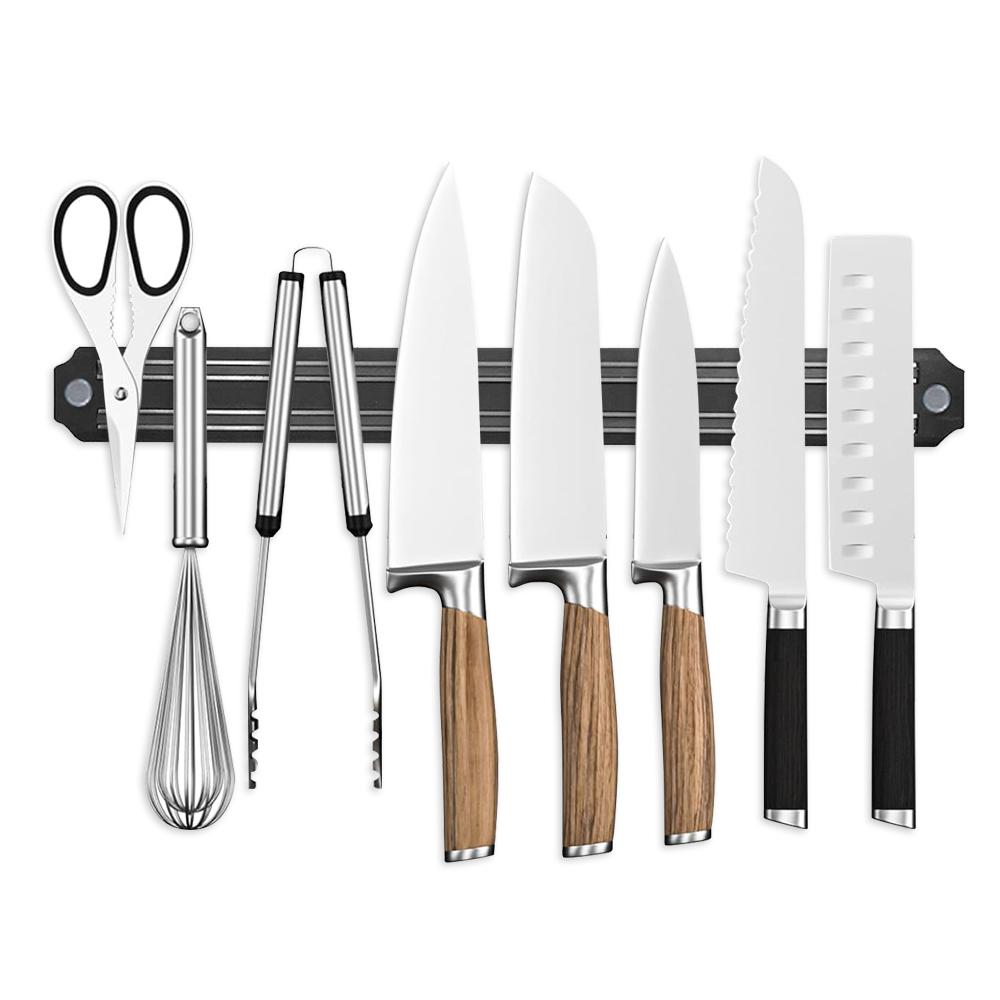 Organize Your Kitchen with the 38cm Magnetic Knife Rack – Online Homewares