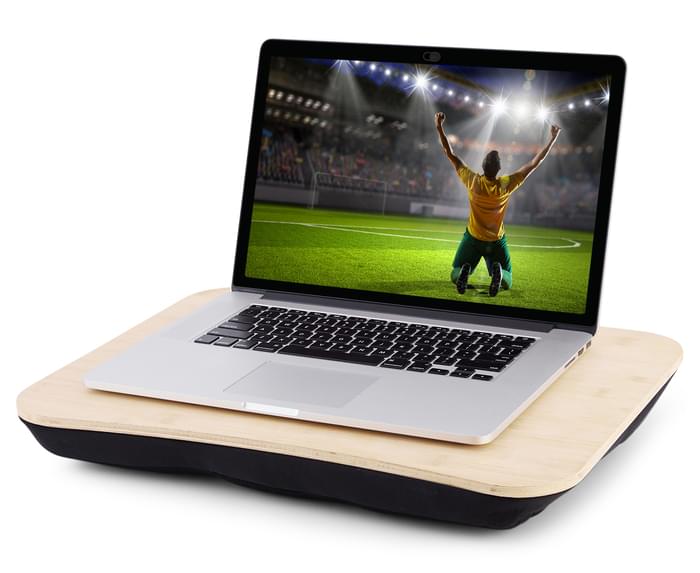 Enhance Your Productivity and Comfort Anywhere with our Portable Bamboo Laptop PC Table Lap Tray Workstation!