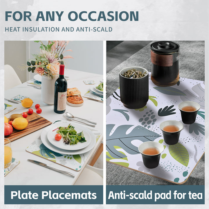 Clevinger Set of 4 MD Placemats Monstera