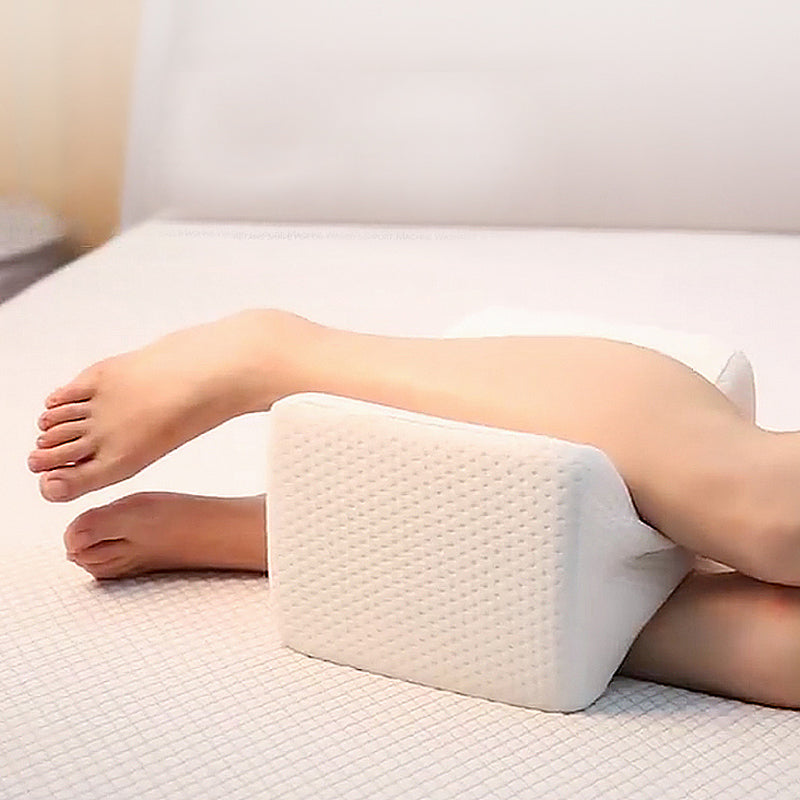2 PC Memory Foam Contour Leg Pillow Back Bed Knee Pillow