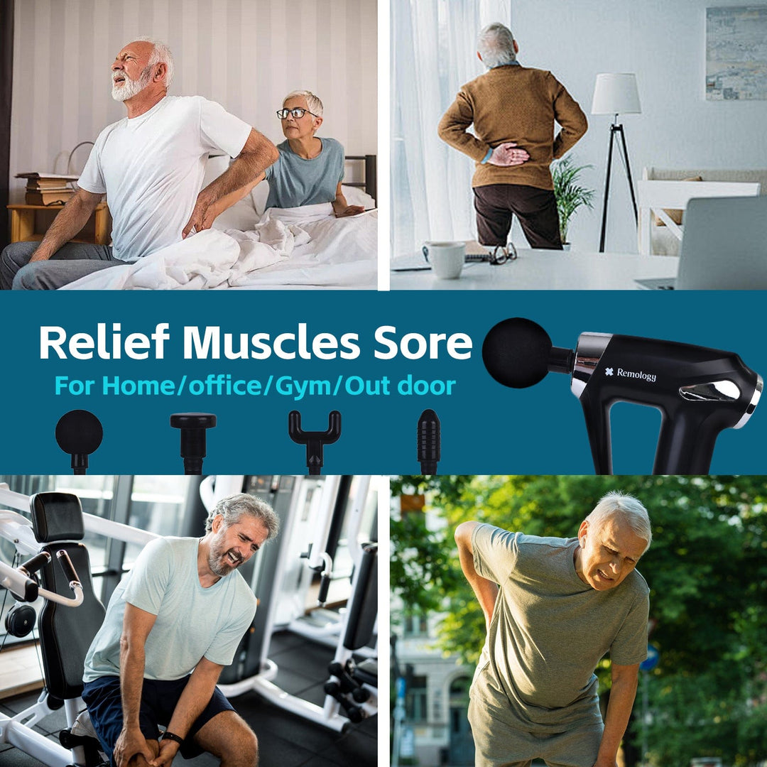 Remology personal care Remology Impact Therapy 6 Adaptive Speed USB-C Massage Gun with 4 Heads