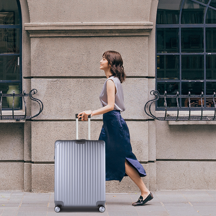 Flightmode Travel Suitcase Medium- Silver