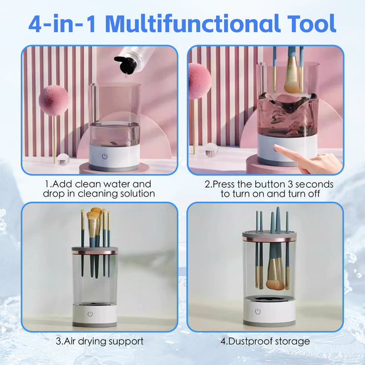 MAKEUP BRUSH CLEANING AND DRYING ALL-IN-ONE MACHINE
