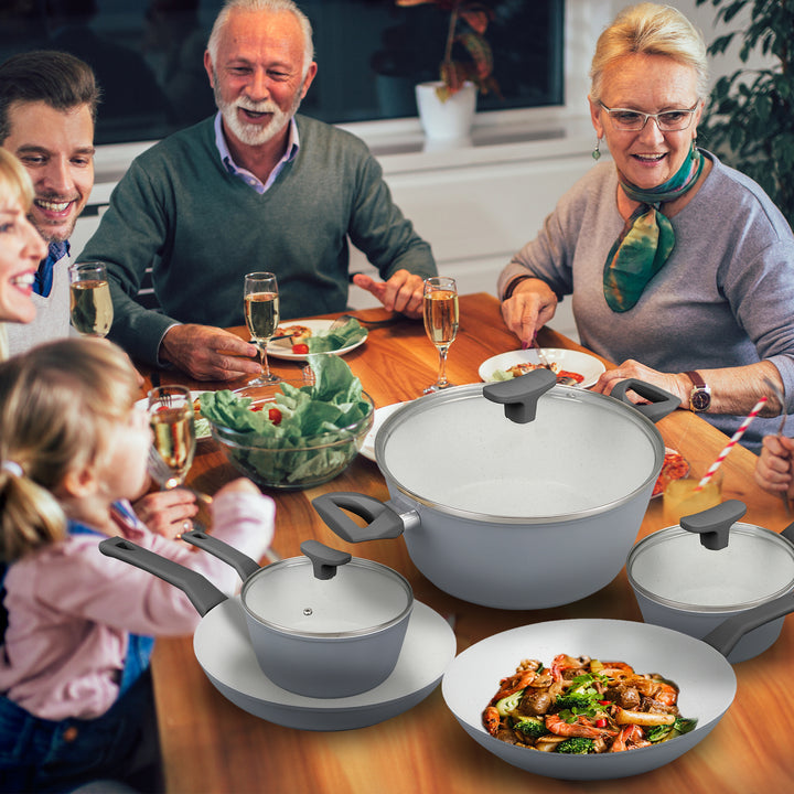 8 Pcs Clevinger Non-Stick Cookware Set