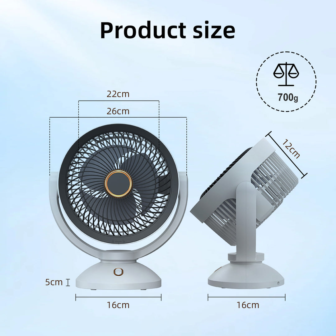 2000mAh RECHARGEABLE FAN