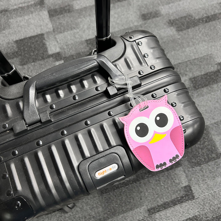 3 Pcs Flightmode PU Kids Luggage Tags
