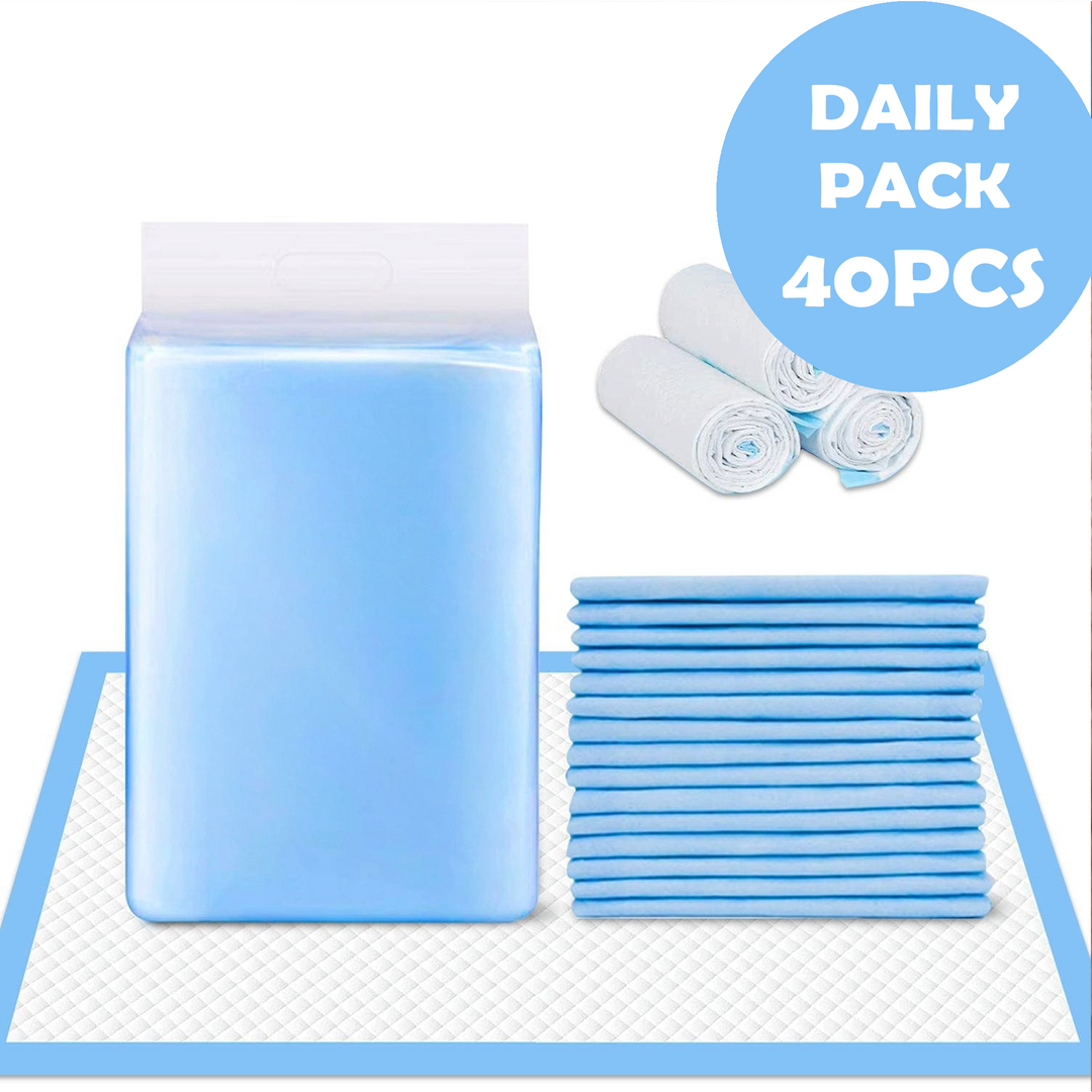40 Pcs Adult Disposable Bed Underpads 60 x 90cm