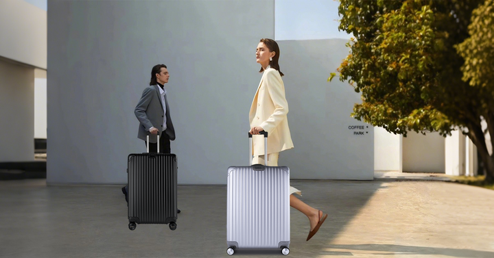 Flightmode Travel Suitcase Medium- Silver