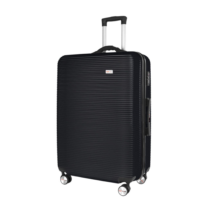 Flightmode 28" Digital Weighing Scale and USB Charging Port Lightweight Luggage Suitcase Black