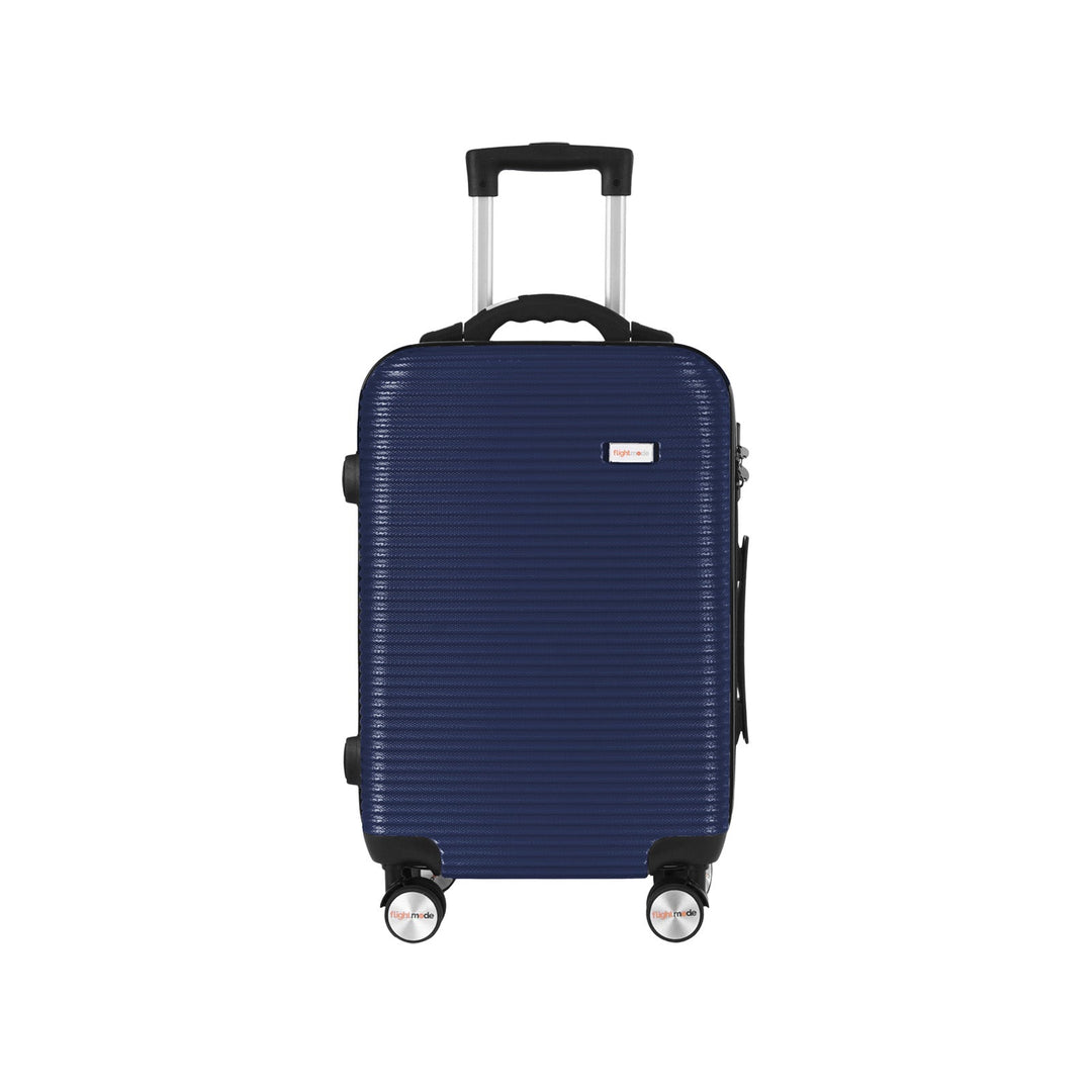 Flightmode 20" Digital Weighing Scale and USB Charging Port Lightweight Carry-on Luggage Suitcase Blue