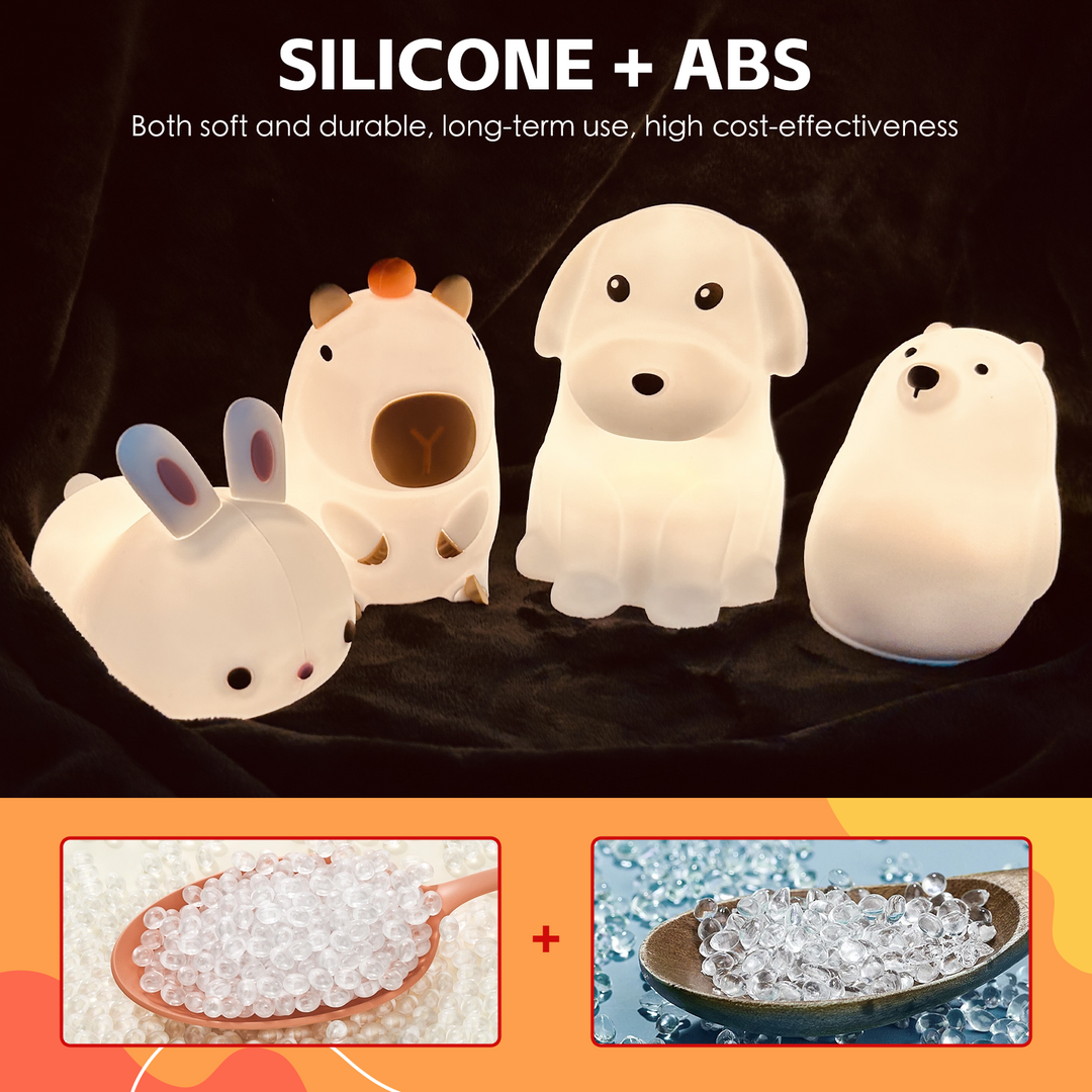 Squishy Cute Bunny Night Light