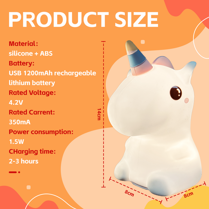 Squishy Uniconrn Night Light