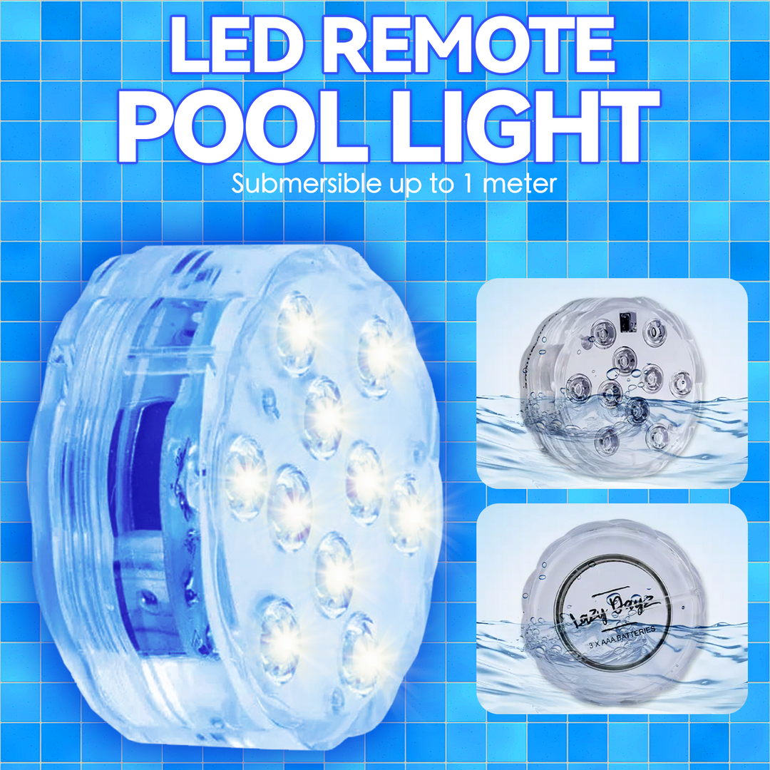 Lazy Dayz 13 Colors LED Remote Pool Light 6 Pack