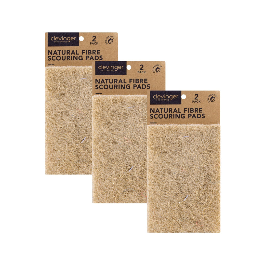 Clevinger Cleaning Clevinger 6PC Natural Fibre Scouring Pad