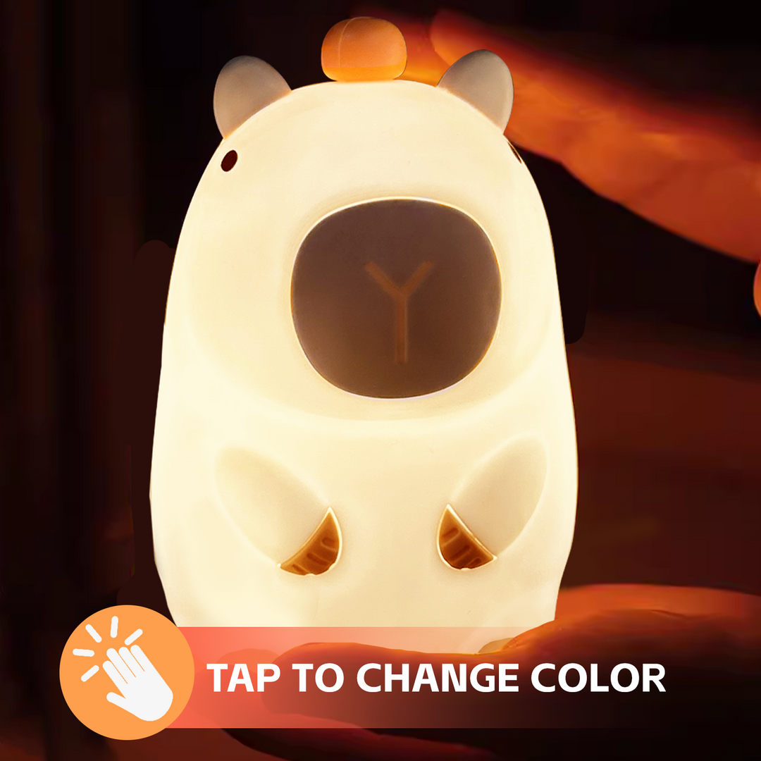 Squishy Capybara Night Light