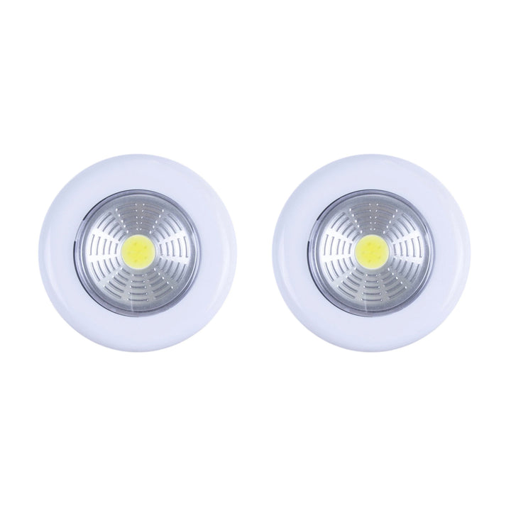 2 Pcs Brillar Wireless Peel n Stick Lights with COB LED Technology
