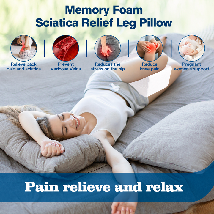 Memory Foam Sciatica Relief Leg Pillow