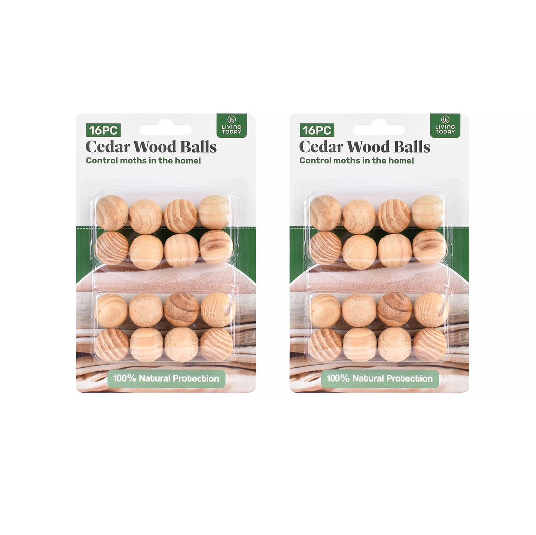 Living Today moth repellent 32 Pcs Living Today Cedar Wood Balls