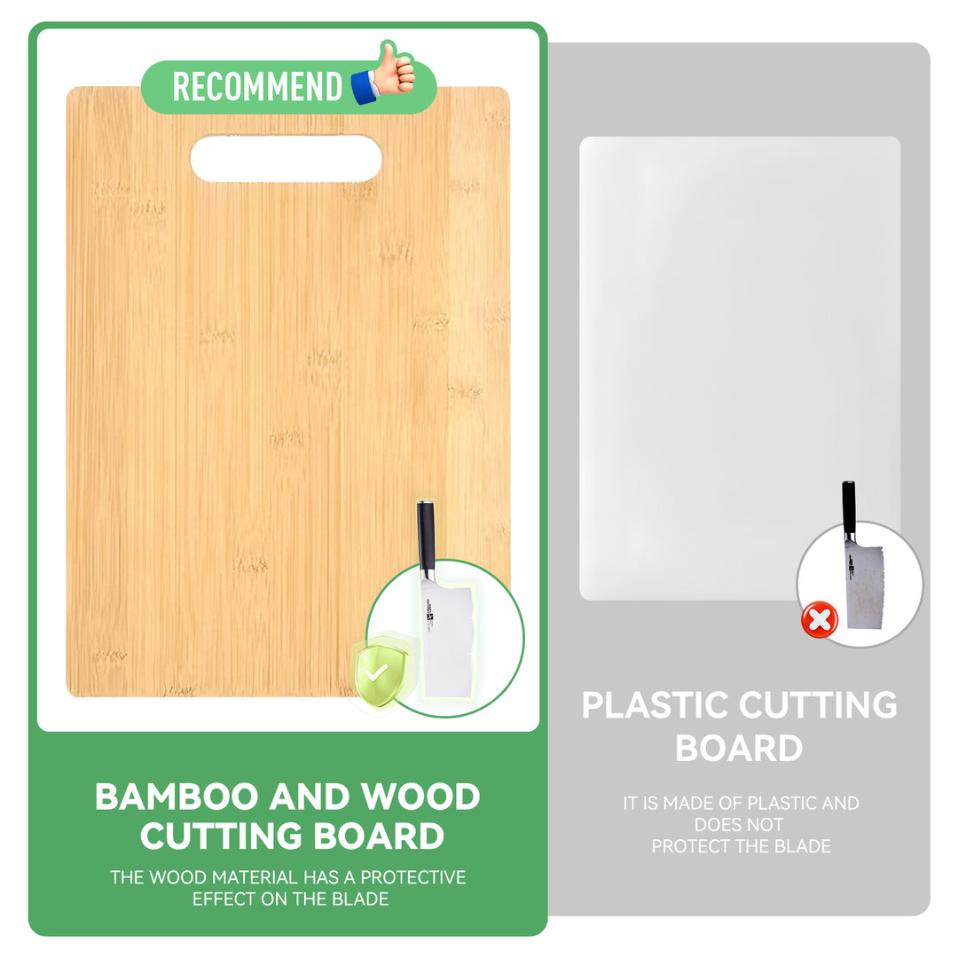 3 Pcs Bamboo Cheese Cutting & Serving Chopping Board Set