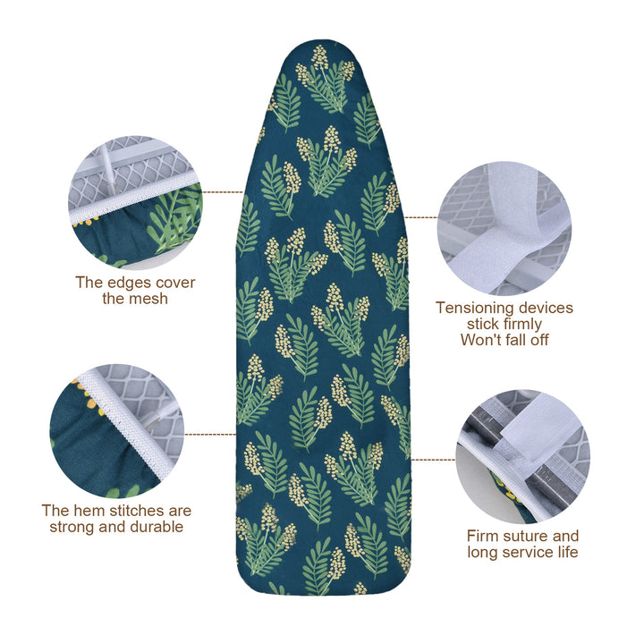 Ironing Board Cover Heat Resistant - Wattle Print