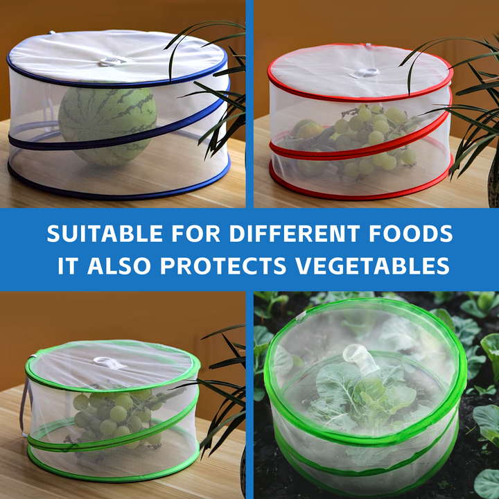 3 Pcs Pop Up Food Covers, Mesh Fly Protection, Picnic Cover