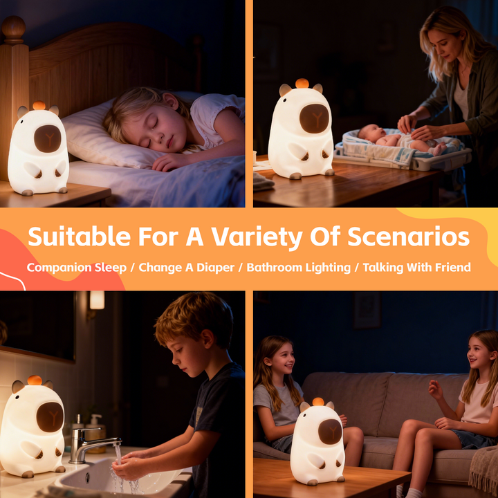 Squishy Capybara Night Light