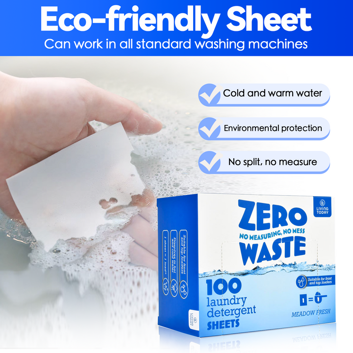 500 Sheets Eco-friendly Ultra Concentrated Laundry Detergent