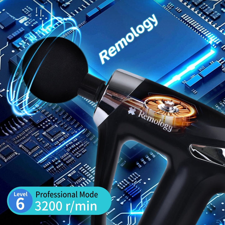 Remology personal care Remology Impact Therapy 6 Adaptive Speed USB-C Massage Gun with 4 Heads