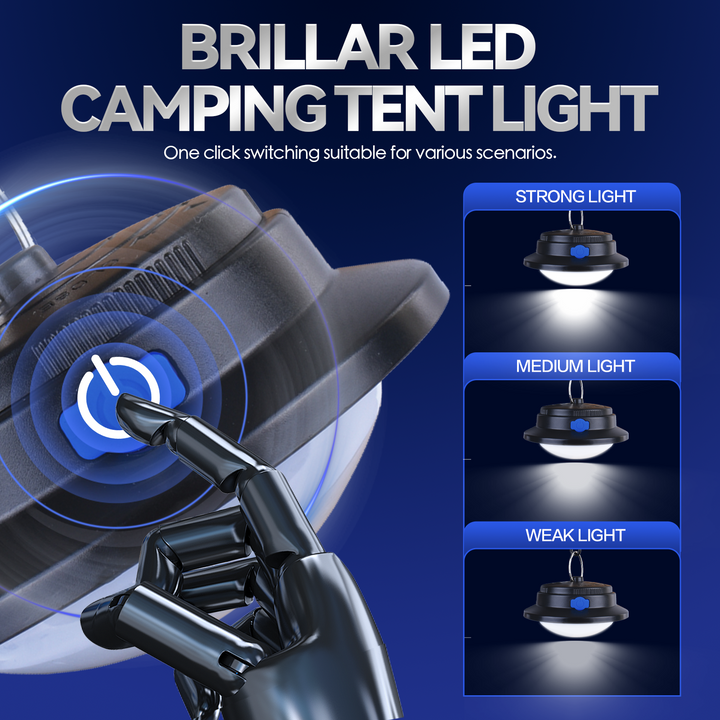 Brillar 150 Lumen LED Camping Tent Light