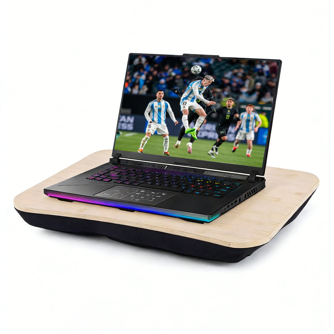 Portable Bamboo Laptop PC Table Lap Tray Workstation