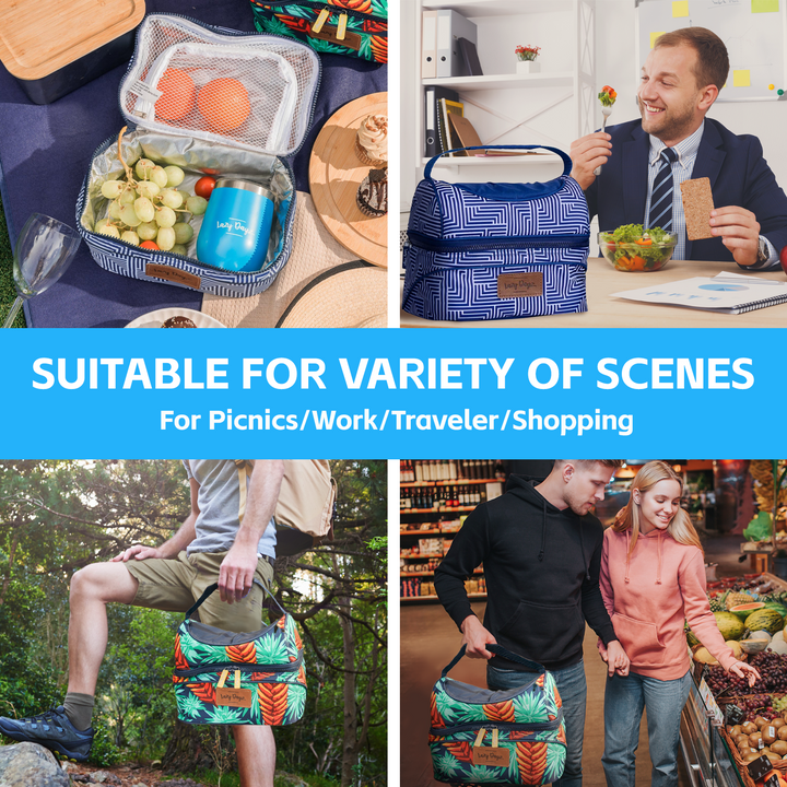 Lazy Dayz Insulated Deluxe Lunch Cooler - Makena