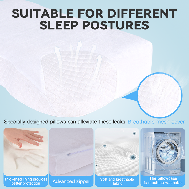 CPAP Contour Sleep Therapy Memory Foam Pillow