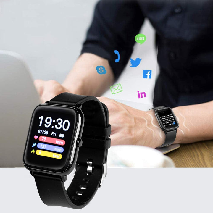 Clevinger Electrical Clevinger Clever+ Smart Watch, Fitness Tracker, Heart Rate Monitor