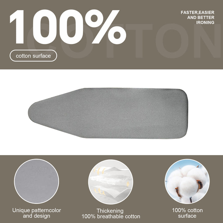 Ironing Board Cover 35x 115cm - Metallic Gray