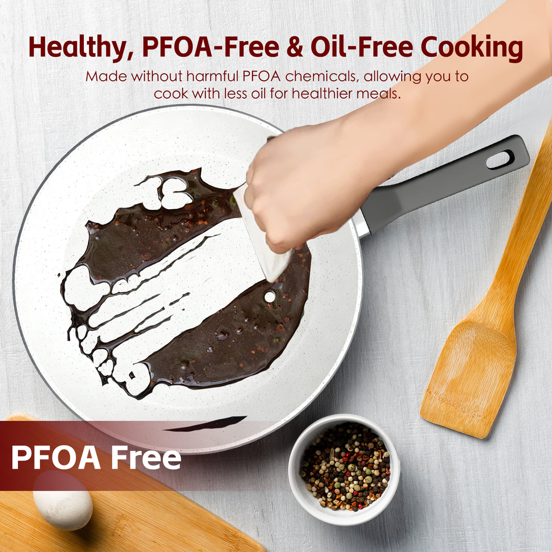 8 Pcs Clevinger Non-Stick Cookware Set